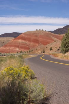 Painted Hills Fossil Beds Oregon State USA North America