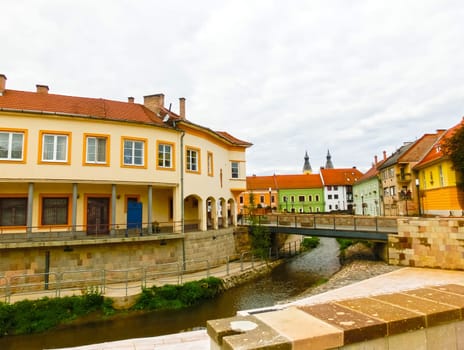 The medieval town of Eger taken from the ramparts of the Eger fort.