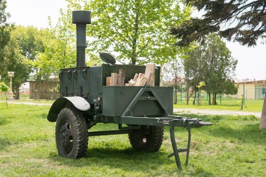 Vityazevo, russia - May 16, 2016: Army field kitchen KP-125