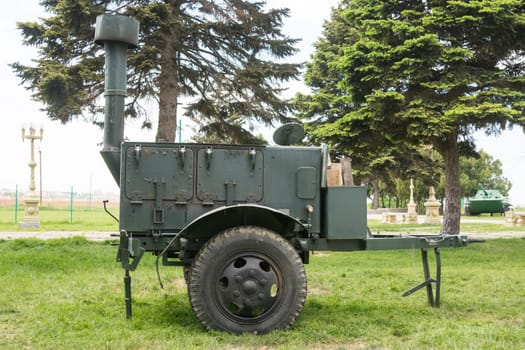 Vityazevo, russia - May 16, 2016: Army field kitchen KP-125