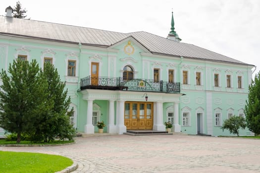Sergiev Posad - August 10, 2015: View of the building of the Metropolitan's chambers of Holy Trinity Sergius Lavra