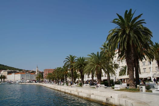 Harbour promenade of Split