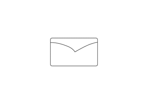 The Cute Envelope Mail Icon and simple isolated with white