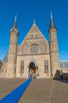 Binnenhof palace in The Hague, the settlement of the dutch parliament
