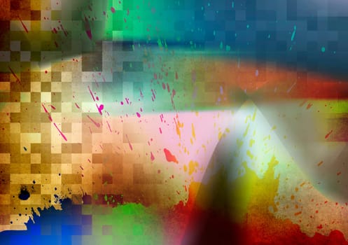 abstract form concept background stains blob paper
