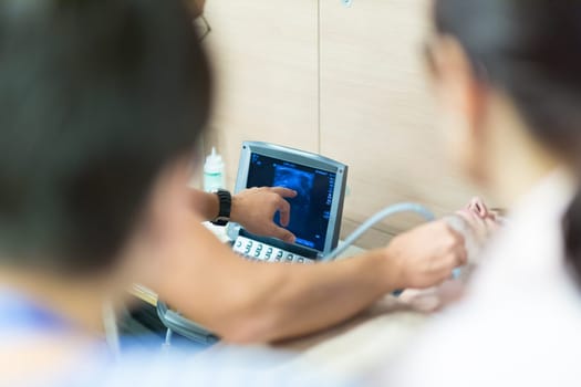 Ljubljana, Slovenia - Sept 7: Participants learning new techniques, approaches and use of ultrasound in medicine on 12th Winfocus world congress on 7th of September, 2016 in Ljubljana, Slovenia.