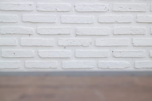 Outdoor white brick wall texture, stock photo