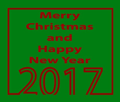 Happy New Year 2017 Background. New Year and Xmas Design Element Template. Vector Illustration