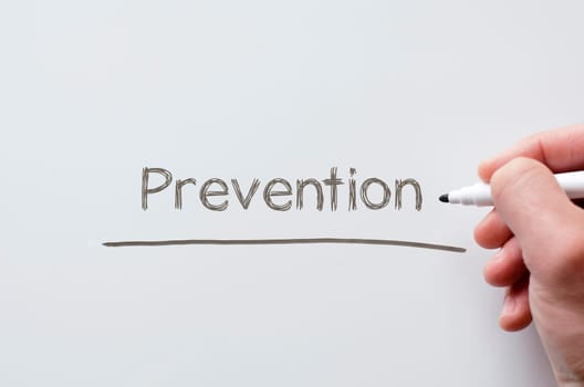 Human hand writing prevention on whiteboard