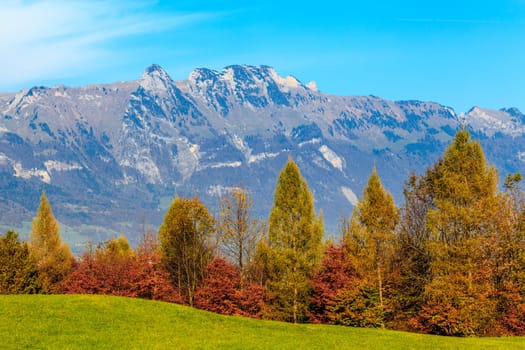 mountain autumn landscape. Colorful autumn landscape.  mountains landscape