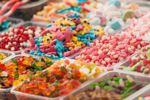 colorful candies  background. colorful fruit bonbon. jelly candies