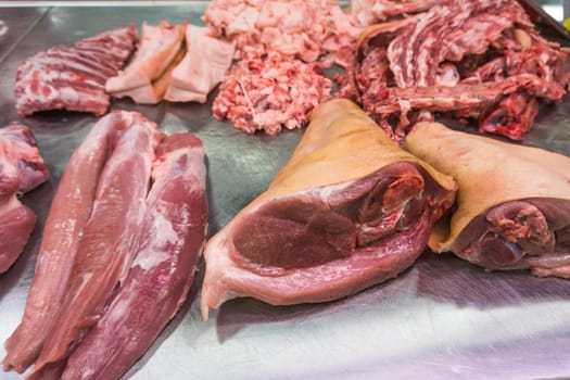 Raw meat