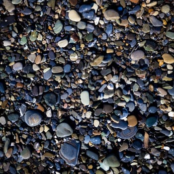 Sea stones background. beach pebbles. stones on beach