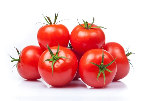 Tomato isolated on white