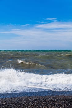 Background waves of the sea.  Beautiful waves
