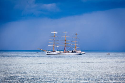 RUSSIA, SOCHI - SEPTEMBER 25, 2016 :SCF Black Sea Tall Ships Regatta 2016