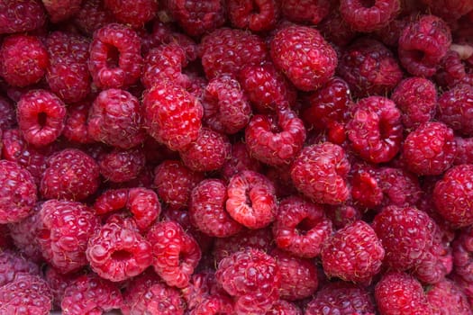 raspberries background
