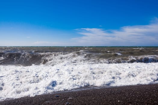 Background waves of the sea.  Beautiful waves