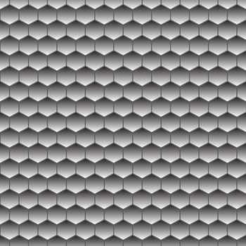 White texture pattern. Clear honeycomb design. Vector eps10
