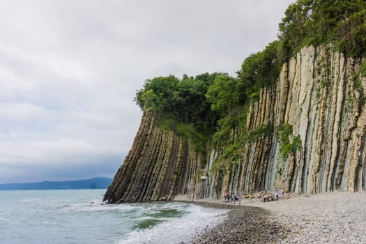 Rock Kiseleva, natural landmark, Tuapse, Russia