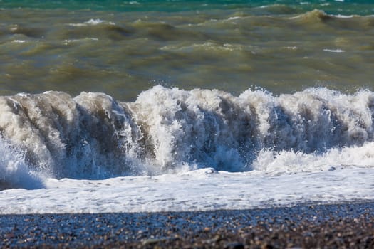 Background waves of the sea.  Beautiful waves