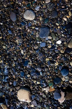 Sea stones background. beach pebbles. stones on beach