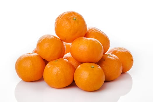 clementine  isolated.  mandarin.  orange. tangerine