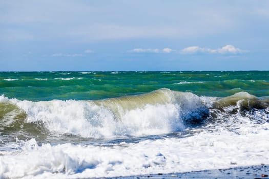 Background waves of the sea.  Beautiful waves