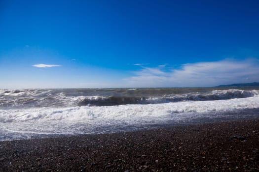 Background waves of the sea.  Beautiful waves