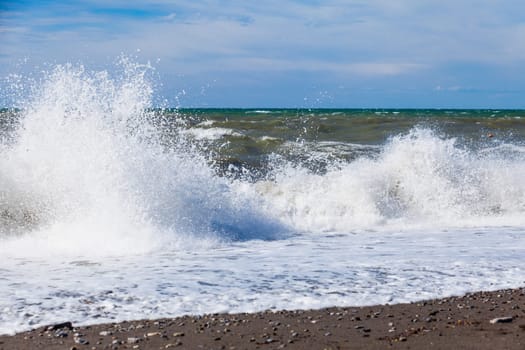 Background waves of the sea.  Beautiful waves