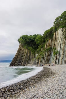 Rock Kiseleva, natural landmark, Tuapse, Russia
