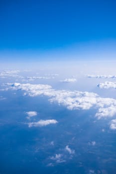 beautiful cloud.  clouds from airplane window