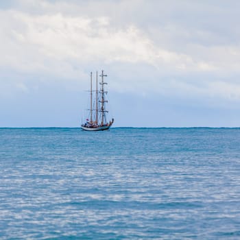 ship at sea