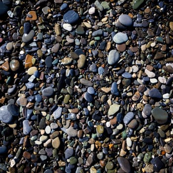 Sea stones background. beach pebbles. stones on beach