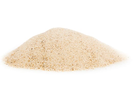 sand isolated on white
