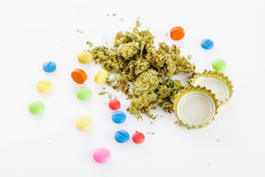 Illegal drugs. Narcotic drugs