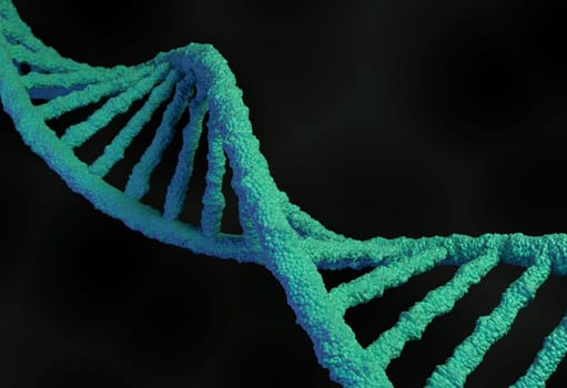 Genetic code DNA molecule structure. 3d render