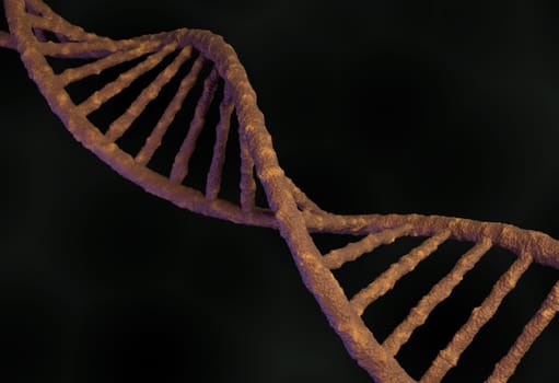 Genetic code DNA molecule structure. 3d render