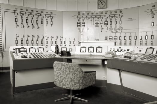 Control center in the disused Ferropolis opencast mine near Gräfenhainichen