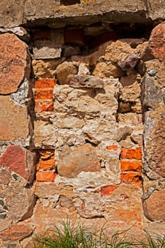 the ancient building in which doors were immured. belarus