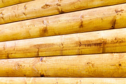 photographed close-up part of the wall of the building, made of wood
