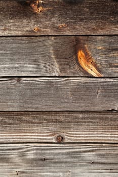 photographed close-up part of the wall made of planks