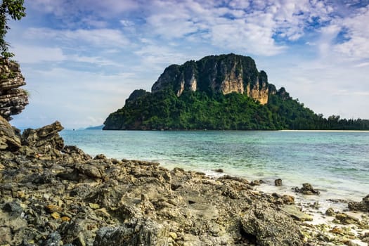 Island near Krabi,Thailand,tropical beach on Tup Island