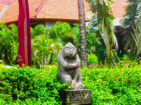 Bali, Indonesia - January 02, 2009: The main entrance in Ayodya Resort Bali at Nusa Dua, Bali, Indonesia