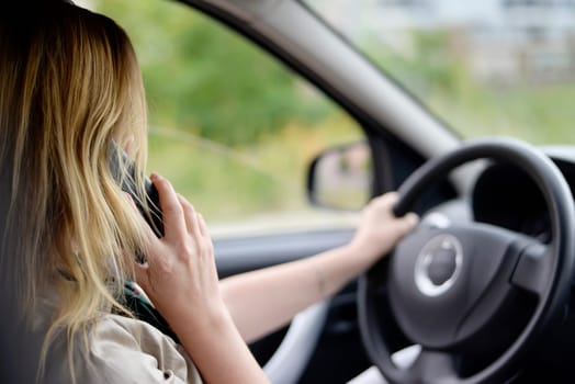 Businesswoman with smartphone