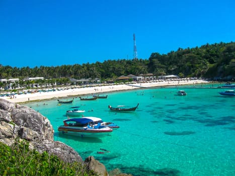 Thr beautiful beach on a tropical island Koh Racha Yai, Thailand