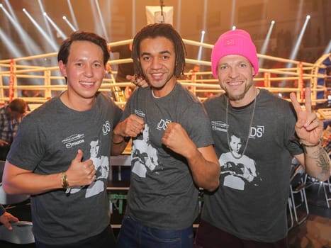 at the WBA Super Middleweight World Championship fight Tyron Witness against Giovanni De Carolis on 05.11.2016 in the MBS-Arena Potsdam