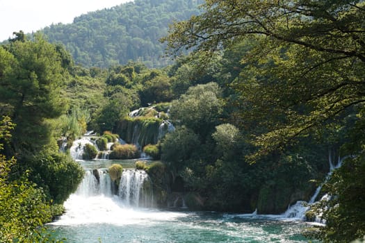 Krka Waterfalls in Croatia