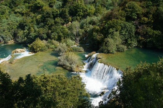 Krka Waterfalls in Croatia