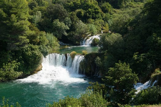 Krka Waterfalls in Croatia